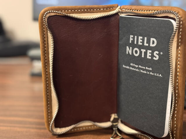 Custom pocket journal cover